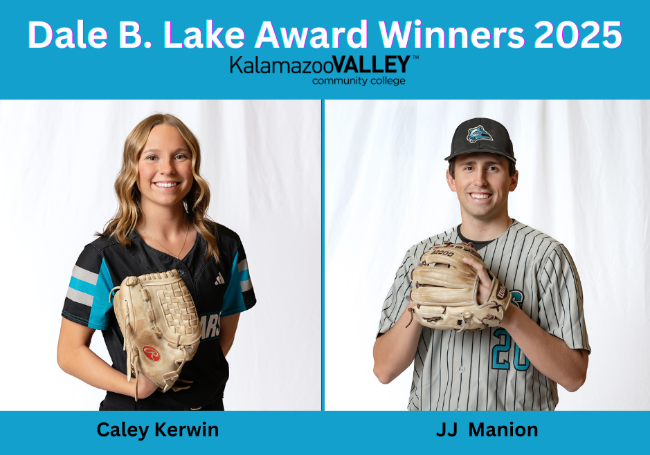 Dale B. Lake Award Winners 2025 - Caley Kerwin and JJ Manion